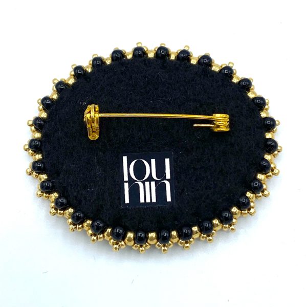 BROCHE OEIL TRADE MARK LOUNIN BIJOU MADE IN FRANCE 4235