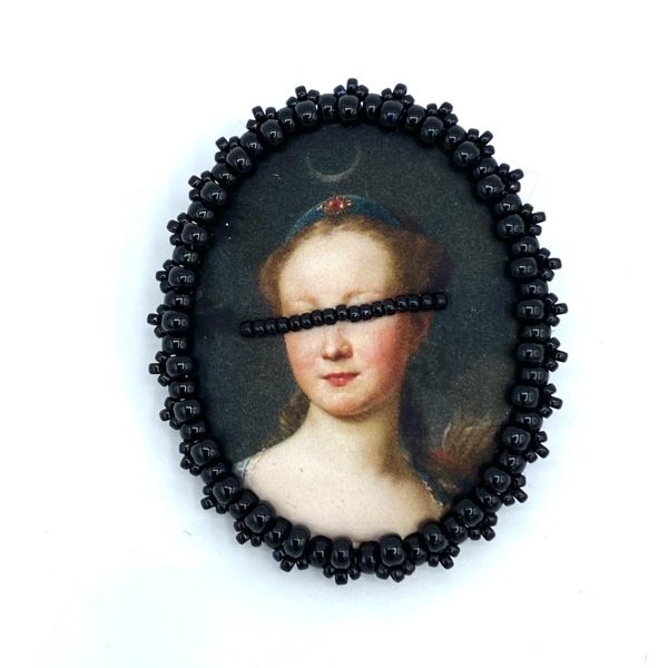 BROCHE PORTRAIT "À PERTE DE VUE" - LOUNIN