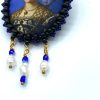 BROCHE PORTRAIT DOUBLE VUE LOUNIN BIJOU MADE IN FRANCE 4248