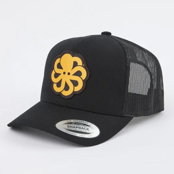 CASQUETTE TRUCKER FLOWER BLACK - JONSEN ISLAND