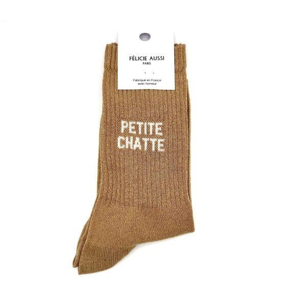 CHAUSSETTES PETITE CHATTE PAILLETTES Taille : 36/40 - FÉLICIE AUSSI