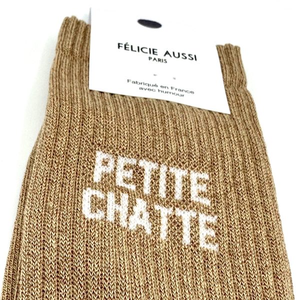 CHAUSSETTES PETITE CHATTE PAILLETTES Taille : 36/40 - FÉLICIE AUSSI