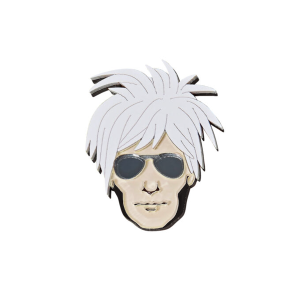 BROCHE ACRYLIQUE "ANDY WARHOL" - MONOLAMA