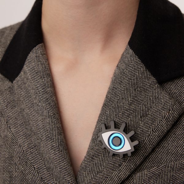 BROCHE BLUE EYE - MONOLAMA