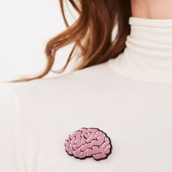 BROCHE BRAIN CERVEAU MONOLAMA BIJOU JEWEL 982