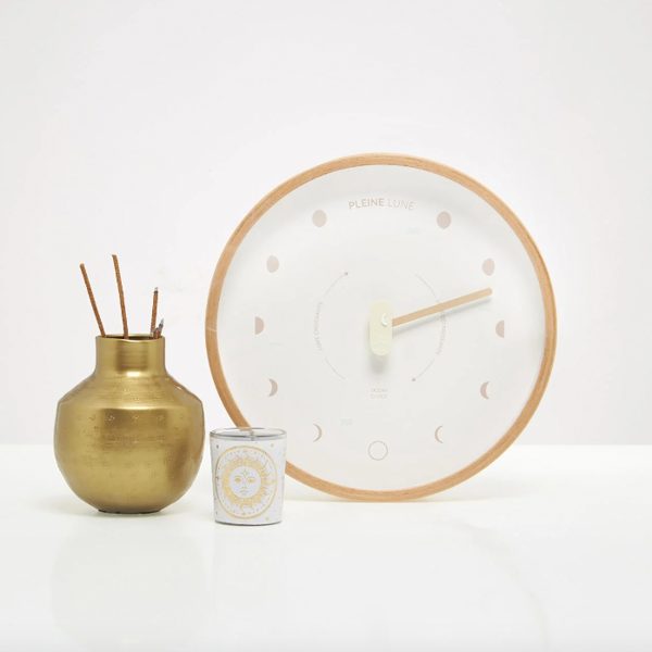 HORLOGE LUNAIRE EN BOIS OCEAN CLOCK MADE IN FRANCE 26