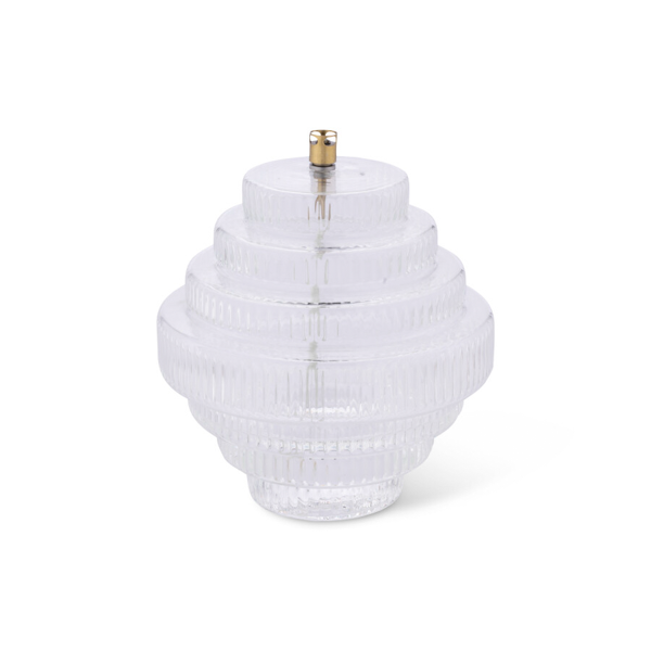 LAMPE À HUILE EN VERRE TWIN CLEAR - PERI LIVING