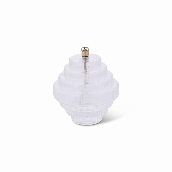 LAMPE À HUILE EN VERRE TWIN CLEAR - PERI LIVING