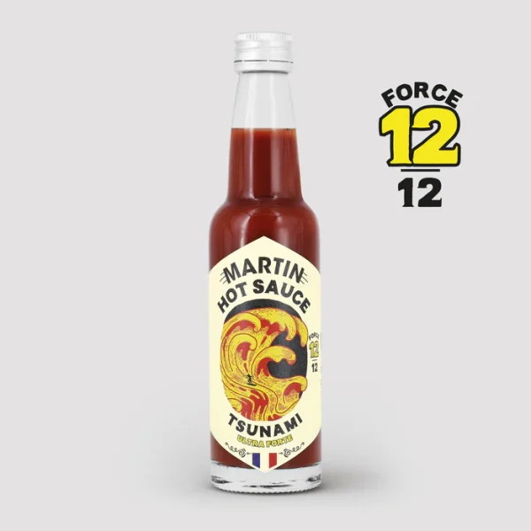 SAUCE PIMENTÉE ULTRA FORTE "TSUNAMI" FORCE 12/12 - MAISON MARTIN