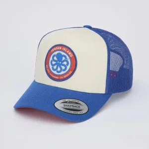 CASQUETTE TRUCKER AUTHENTIK PATCH BLUE AH24 - JONSEN ISLAND