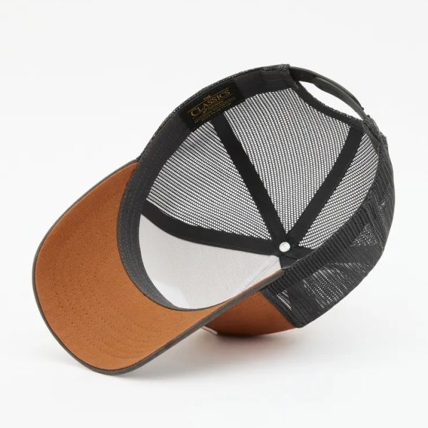 CASQUETTE TRUCKER DOUBLE J BROWN AH24 - JONSEN ISLAND