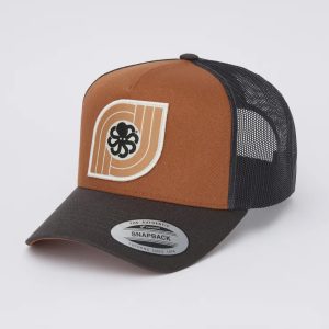 CASQUETTE TRUCKER DOUBLE J BROWN AH24 - JONSEN ISLAND