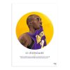 AFFICHE LE LEGENDAIRE KOBE BRYANT JAUNE - ASAP