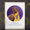 AFFICHE LE LEGENDAIRE KOBE BRYANT VIOLET - ASAP