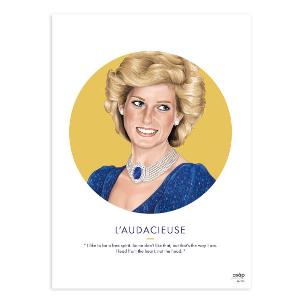 AFFICHE L'AUDACIEUSE LADY DI JAUNE - ASAP