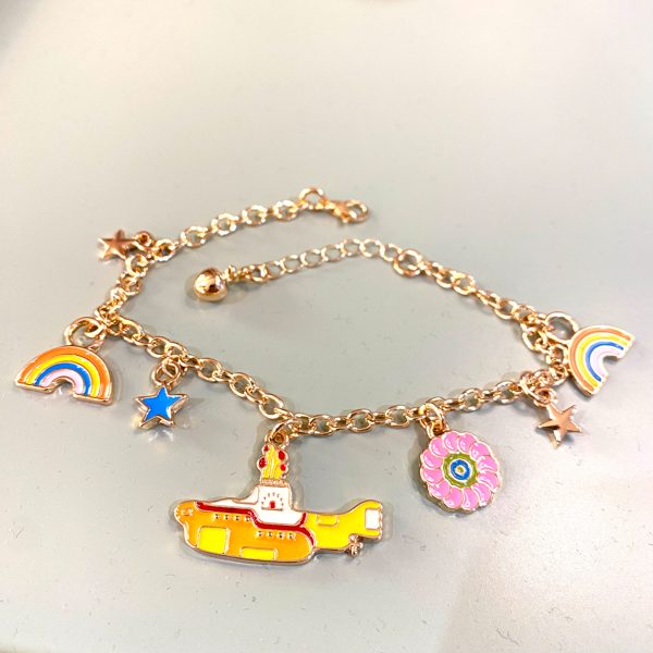 BRACELET A BRELOQUES YELLOW SUBMARINE DE THE BEATLES BIJOUX 8358