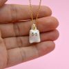 COLLIER PENDENTIF CHAT CAT GRUNI CERAMICA BIJOUX 00