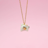 COLLIER PENDENTIF LAPIN BUNNY GRUNI CERAMICA BIJOUX 59218884