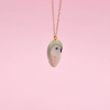 COLLIER PENDENTIF CHOUETTE "OWL" - GRUNI CERAMICA