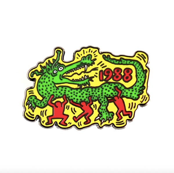 DRAGON 1988 PIN'S KEITH HARING YEAR OF THE DRAGON - PINTRILL PIN