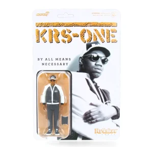 KRS-ONE (By All Means Necessary BDP) Wave 1 REACTION FIGURES - SUPER7