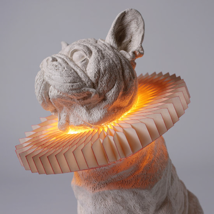 LAMPE BULLDOG CHIEN HAOSHI 1741786264