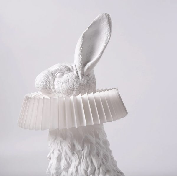 LAMPE LAPIN AVEC COLLERETTE - HAOSHI