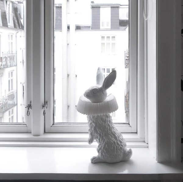 LAMPE LAPIN AVEC COLLERETTE HAOSHI 55 8