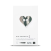 PIN'S EN METAL SILVER HEART - STUDIO ARHOJ