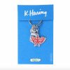 RED ANGEL PORTE-CLÉS KEITH HARING - PINTRILL KEYCHAIN