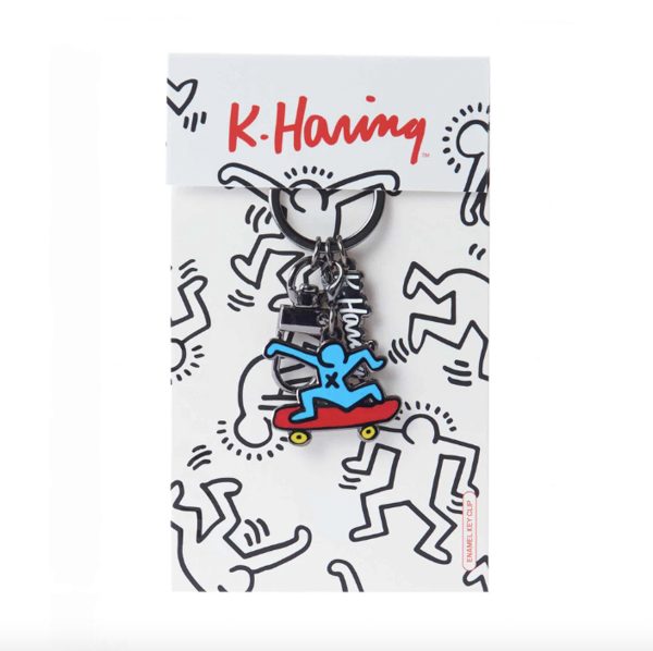 SKATEBOARDER PORTE-CLÉS KEITH HARING - PINTRILL KEYCHAIN