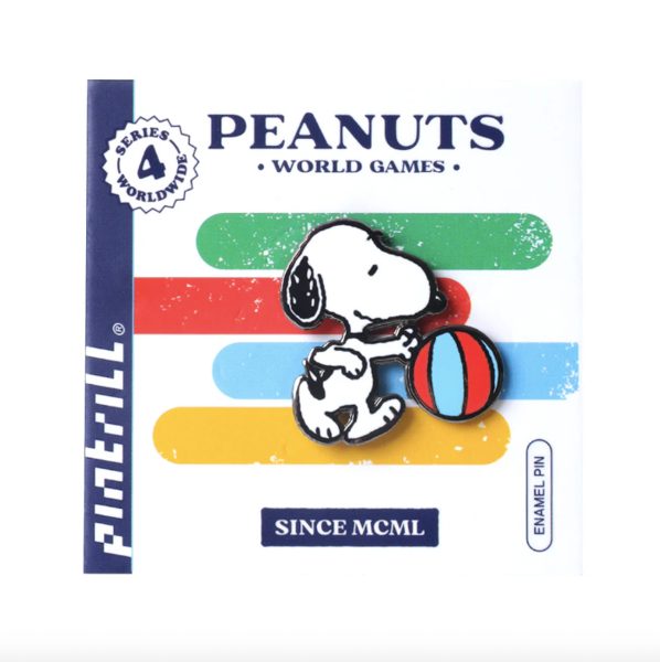 SNOOPY PIN'S BASKETBALL - PINTRILL PIN