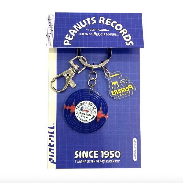 SNOOPY PORTE-CLÉS PEANUTS RECORDS - PINTRILL KEYCHAIN