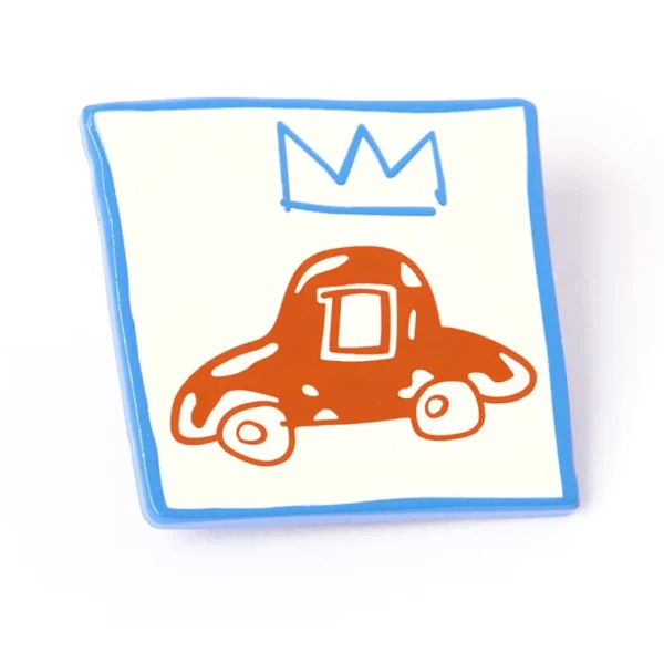 BLUE CAR PINS JEAN-MICHEL BASQUIAT - PINTRILL PIN