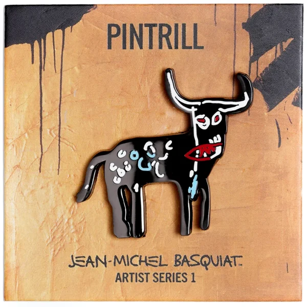 BULL PINS JEAN-MICHEL BASQUIAT - PINTRILL PIN