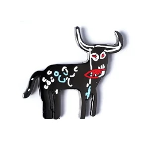 BULL PINS JEAN-MICHEL BASQUIAT - PINTRILL PIN