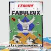 LEQUIPE AFFICHE DIGIGRAPHIE TEDDY RINER PLAKAT JUDO SPORT