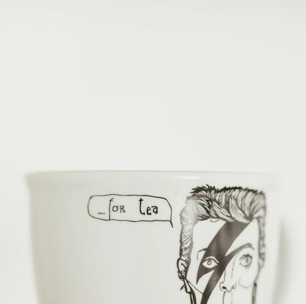 TASSE THE GLAM ROCKER DAVID BOWIE POLONA POLONA MUSIQUE MUG CUP 57