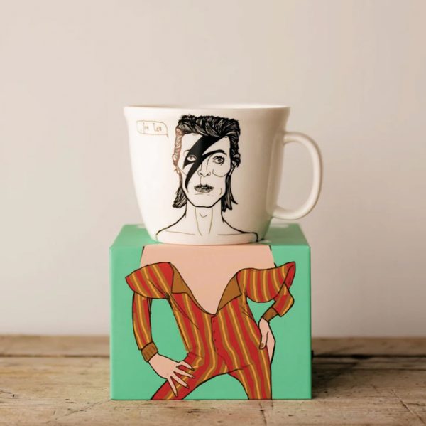 TASSE THE GLAM ROCKER DAVID BOWIE POLONA POLONA MUSIQUE MUG CUP 58 4