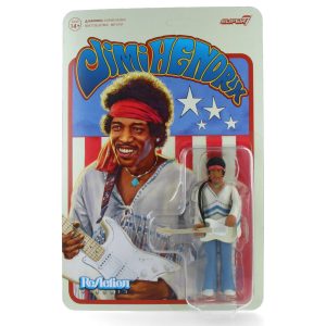 JIMI HENDRIX WOODSTOCK 1969 REACTION FIGURES - SUPER7