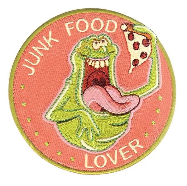 PATCH "JUNK FOOD LOVER " BOUFFE-TOUT DE GHOSTBUSTERS - LA BARBUDA