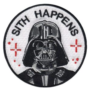 PATCH "SITH HAPPENS " DARTH VADER- LA BARBUDA