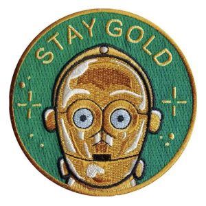 PATCH "STAY GOLD " C-3PO - LA BARBUDA