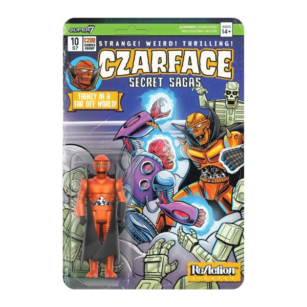 CZARFACE SECRET SAGAS REACTION FIGURES - SUPER7