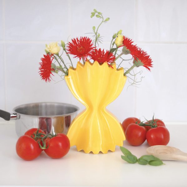 VASE PASTA FLUID MARKET DESIGN PATE JAUNE YELLOW 49