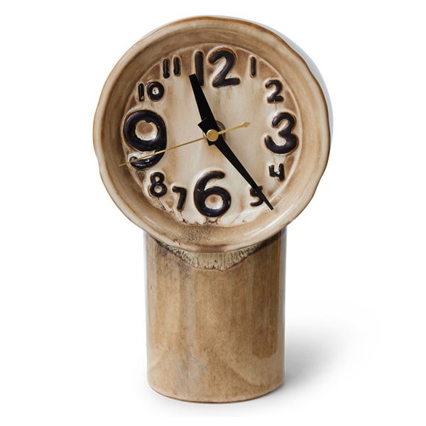 HORLOGE RETRO CERAMIC CREAM - HK LIVING