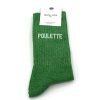 CHAUSSETTES POULETTE PAILLETTES VERTES Taille : 36/40 - FÉLICIE AUSSI