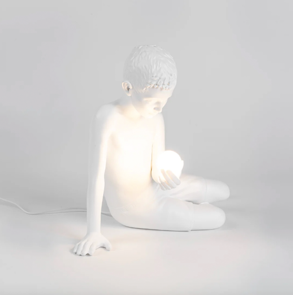 LAMPE SCULPTURE "INNERGLOW BOY" - SELETTI