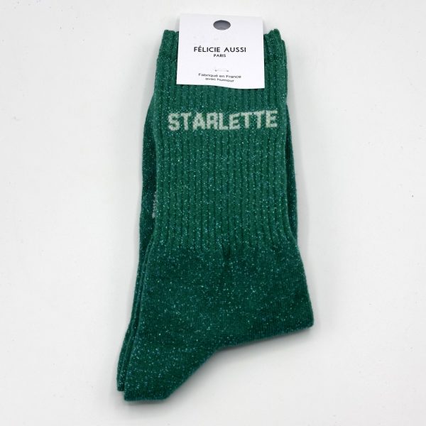 CHAUSSETTES STARLETTE PAILLETTES Taille : 36/40 - FÉLICIE AUSSI