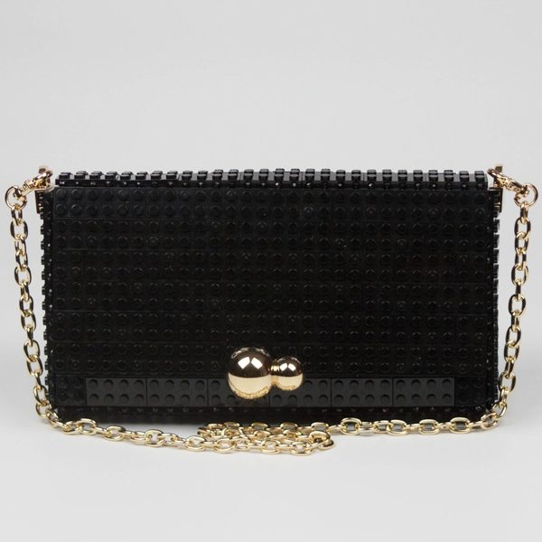 POCHETTE CARRÉE "BLACK ROLLING" - BAG&BLOCK